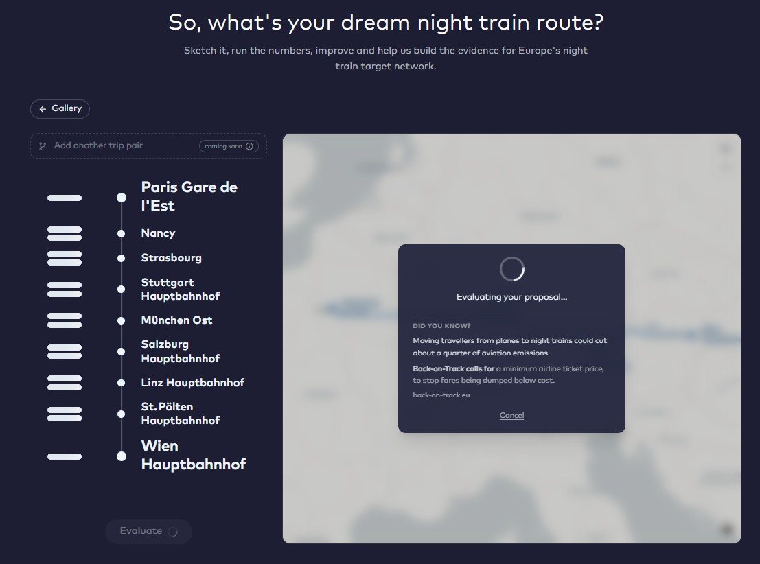 Evaluate: the tool builds the timetable and runs the numbers.